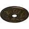 Ekena Millwork Acanthus Twist Ceiling Medallion (Canopies up to 8 3/8"), 23 5/8"OD x 4 5/8"ID x 1 7/8"P, Green Gold CM23ACGGS - alternate 4